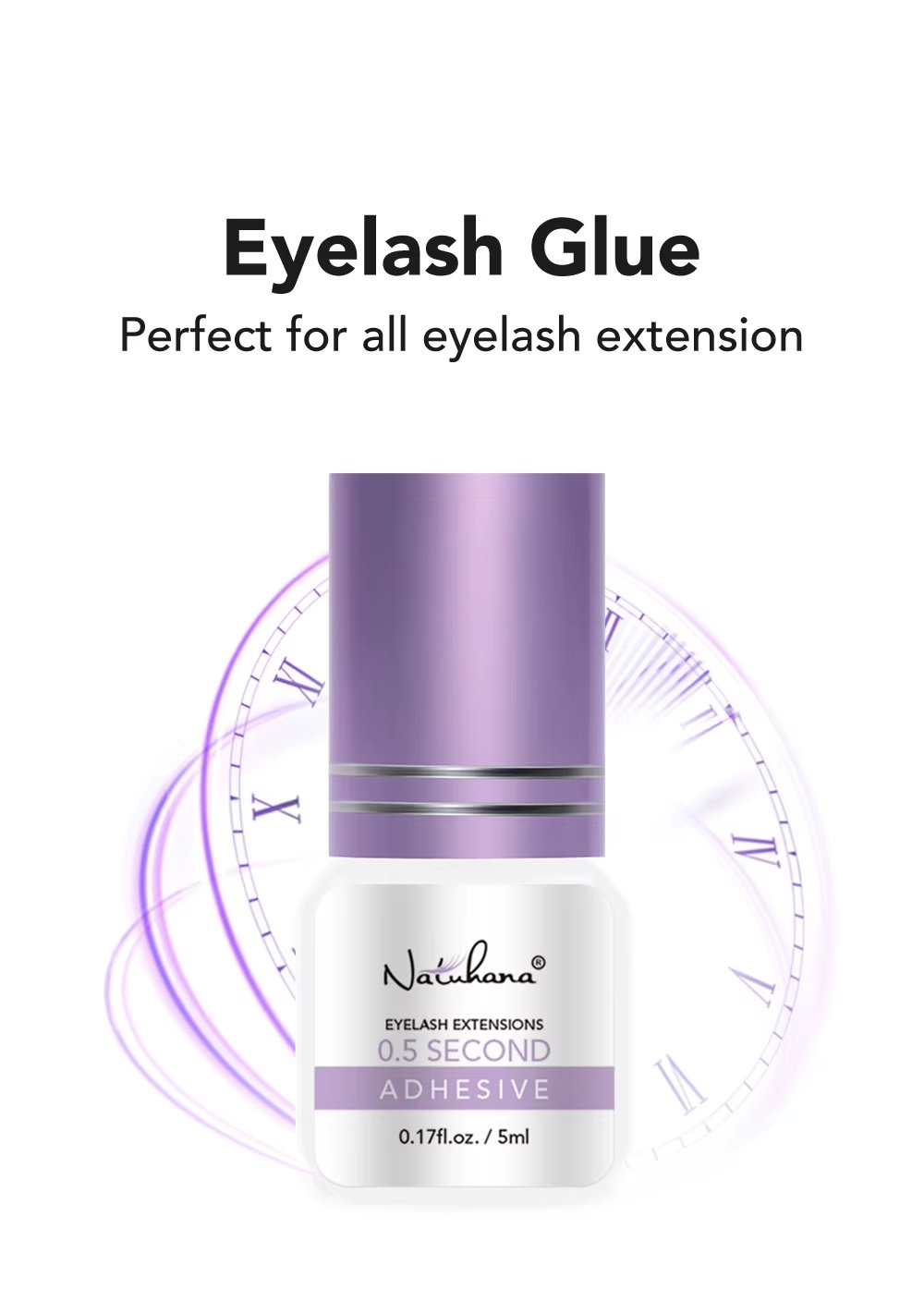 Professional 5ml 0.3S 0.5S 1S 2S 3S Eyelash Glue Fast Drying Strong False Eye Lash Extension Glue Adhesive Professional 5ml 0.3S 0.5S 1S 2S 3S Eyelash Glue Fast Drying Strong False Eye Lash Extension Glue Adhesive