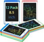 Party Favor LCD Writing Tablet for Kids, 8.5 Inch Colorful Doodle Board Drawing Tablet, Educational Learning Toys Birthday Gifts for Boys Girls Age 3 4 5 6 7 8 (12 Pack)