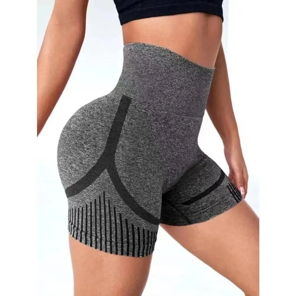Rocklon 1Pcs Women Yoga Shorts High Waist Workout Shorts Fitness Yoga Lift Butt Fitness Ladies Yoga Gym Running Short Pants Sportswear