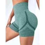 Rocklon 1Pcs Women Yoga Shorts High Waist Workout Shorts Fitness Yoga Lift Butt Fitness Ladies Yoga Gym Running Short Pants Sportswear - Image 2