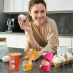 Rocklon egg Shell Opener Egg Beater Separator Household Kitchen Baking Tools Kitchen Tools Portable Egg Opening Machine Quick - Image 5