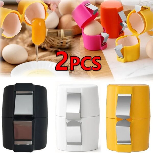 Rocklon egg Shell Opener Egg Beater Separator Household Kitchen Baking Tools Kitchen Tools Portable Egg Opening Machine Quick