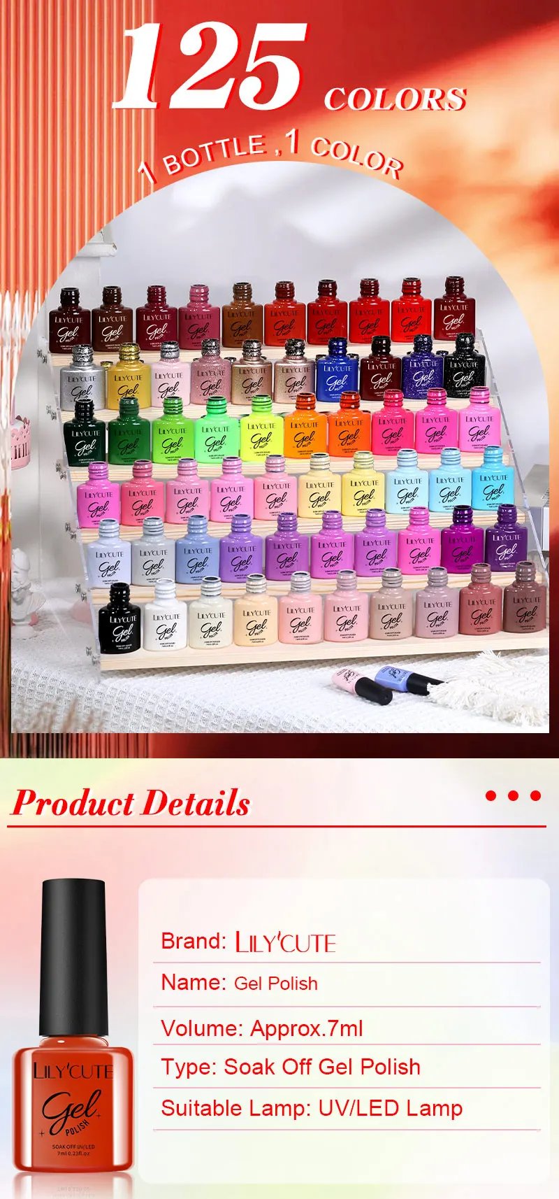 Rocklon 6Pcs/set 7ml Coffee Series Gel Nail Polish Kit 125 Colors Manicure Semi Permanent Soak Off UV Nail Art Gel Varnish Rocklon 6Pcs/set 7ml Coffee Series Gel Nail Polish Kit 125 Colors Manicure Semi Permanent Soak Off UV Nail Art Gel Varnish