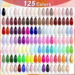 Rocklon 6Pcs/set 7ml Coffee Series Gel Nail Polish Kit 125 Colors Manicure Semi Permanent Soak Off UV Nail Art Gel Varnish - Image 3