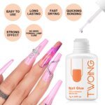 Rocklon 7g Super Strong Nail Glue For False Nail Tips, Acrylic Nails,Press On Nails,Fake Nails Art Decoration Lasting Adhesion - Image 3