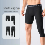 Rocklon Cool Dry Leggings Sports Baselayer Running Tights Athletic Workout Active Shorts Mens Compression Pants Tights