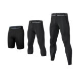 Rocklon Cool Dry Leggings Sports Baselayer Running Tights Athletic Workout Active Shorts Mens Compression Pants Tights - Image 3