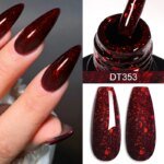 Rocklon 7ml Wine Red Gel Nail Polish Long-Lasting French Style Gel Nail Supplies For Manicure DIY Design Nail Art Varnish - Image 2