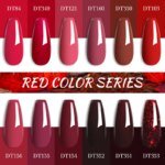 Rocklon 7ml Wine Red Gel Nail Polish Long-Lasting French Style Gel Nail Supplies For Manicure DIY Design Nail Art Varnish - Image 5