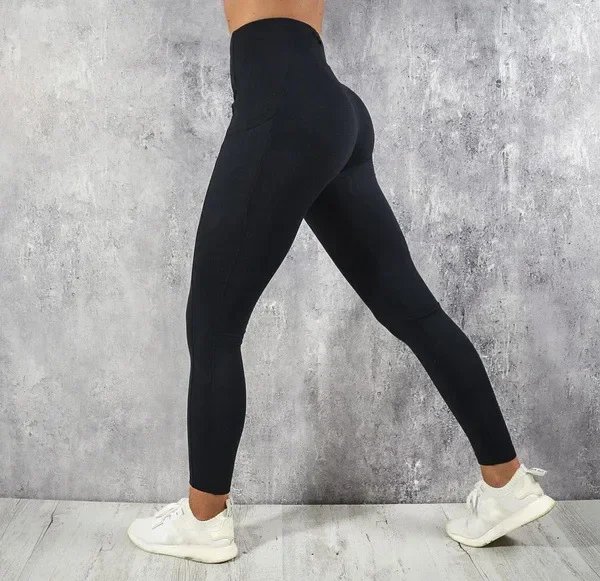 Rocklon Yoga Fitness Women Leggings High Waist Tights with Pocket Gym Workout Running Stretchy Sexy Butt Liftting Casual Skinny Pants