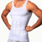 Rocklon Men Body Shaper Slimming Compression Vest Undershirt Seamless Waist Trainer Tank Top Belly Control Weight Loss Shapewear