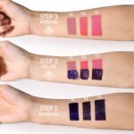 Rocklon Lip Stain Blading Peel Off and Reveal Kit Long Lasting 3pcs Rose Waterproof Pink Lip Tint Transfer Proof Natural Lip Stain Kit - Image 4