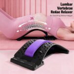 Rocklon Support Back Massager for Spine Pain Relief Vertebral Relaxer Lower Traction Stretcher Corrects Waist Relaxation - Image 4