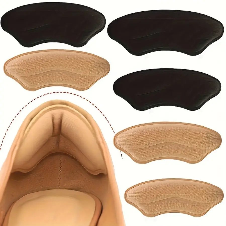 Rocklon 8-Pack Heel Pads for Too Big Shoes Self-Adhesive Heel Protectors Cushion Inserts Improve Fit Comfort Prevent Slippage Blisters