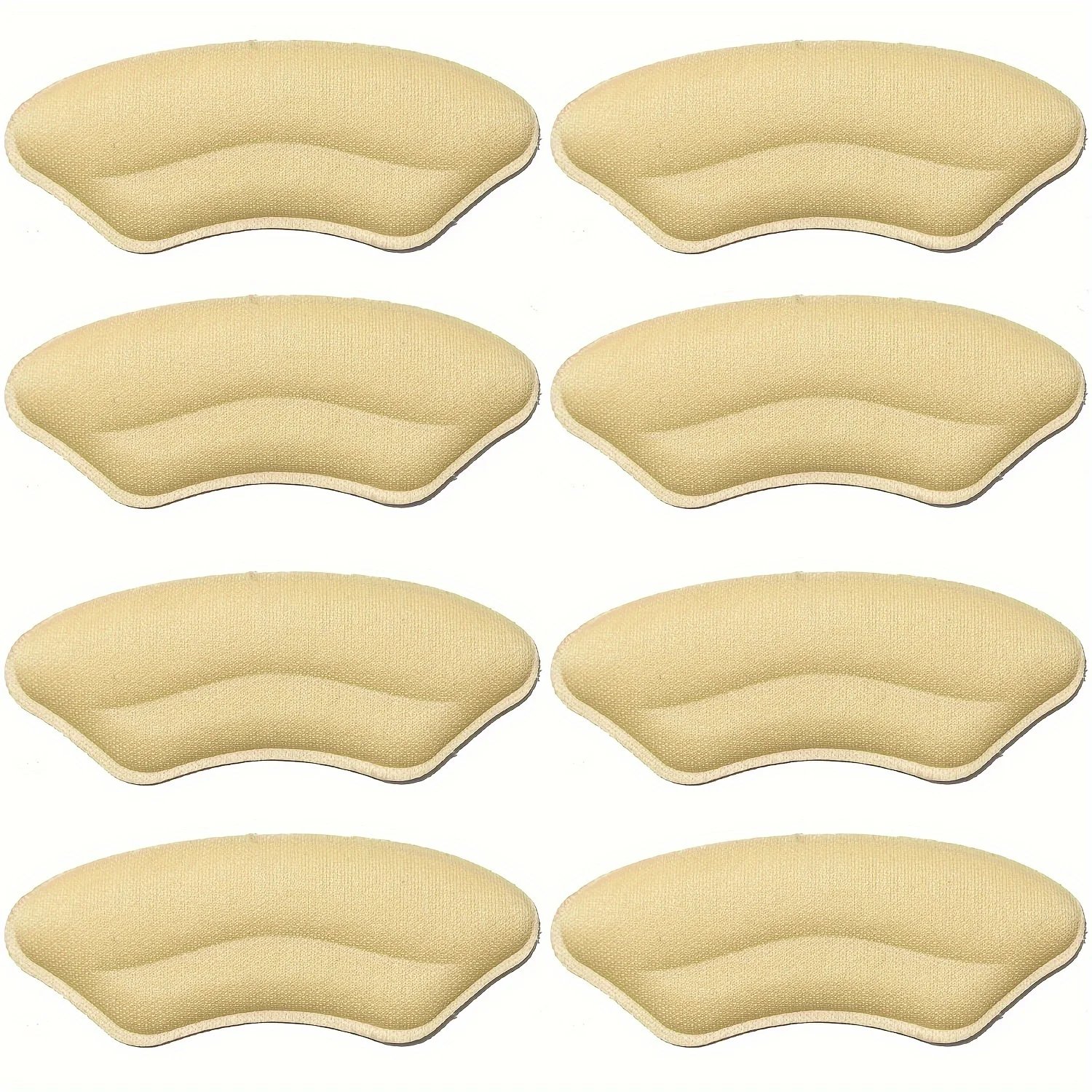 Rocklon 8-Pack Heel Pads for Too Big Shoes Self-Adhesive Heel Protectors Cushion Inserts Improve Fit Comfort Prevent Slippage Blisters