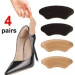 Rocklon 8-Pack Heel Pads for Too Big Shoes Self-Adhesive Heel Protectors Cushion Inserts Improve Fit Comfort Prevent Slippage Blisters