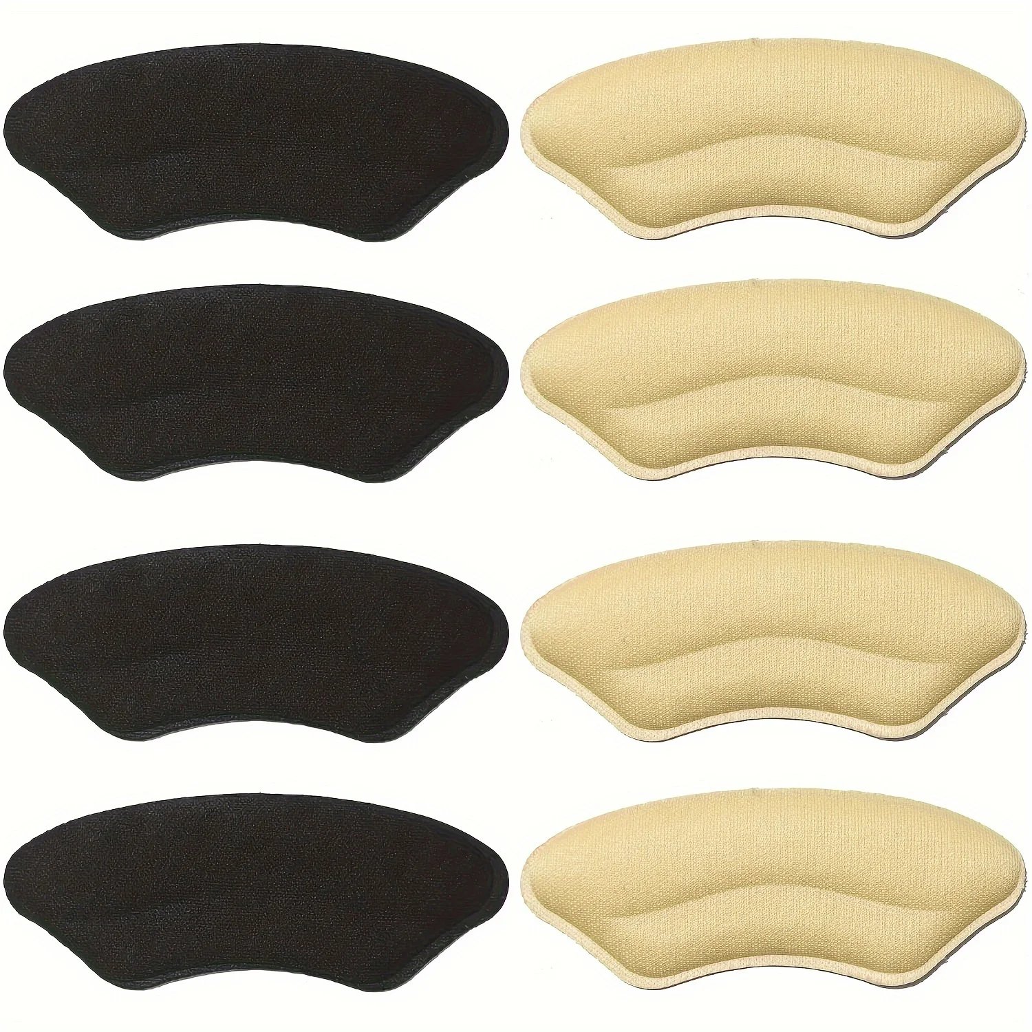 Rocklon 8-Pack Heel Pads for Too Big Shoes Self-Adhesive Heel Protectors Cushion Inserts Improve Fit Comfort Prevent Slippage Blisters