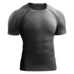 Rocklon Fitness clothes men's outdoor sports quick drying short sleeved t-shirt training pro running stretch tight fitting clothes yoga - Image 2