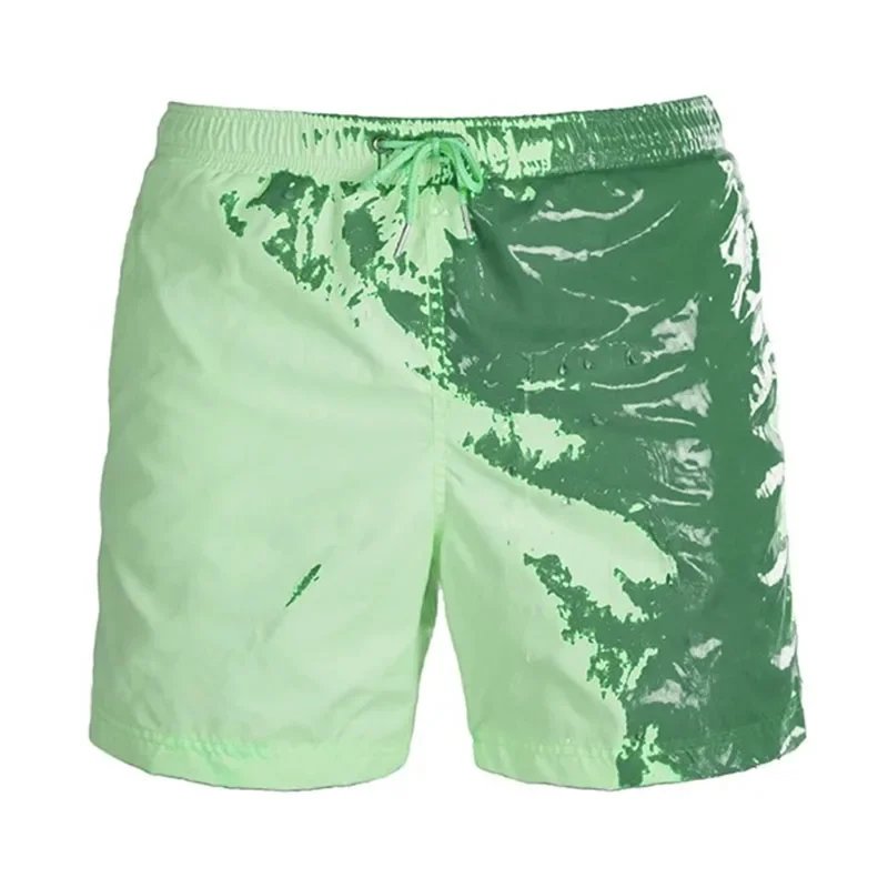 Summer Color Changing Swimwear for Man S-3XL Beach Shorts Swim Trunks Pants Change Color When Exposed To Water Shorts