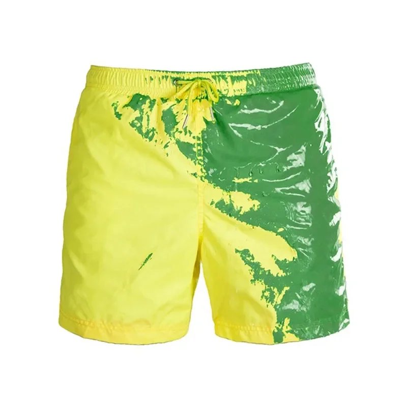 Summer Color Changing Swimwear for Man S-3XL Beach Shorts Swim Trunks Pants Change Color When Exposed To Water Shorts