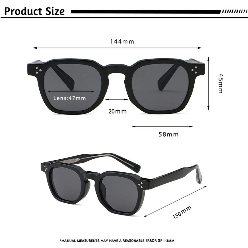Sunglasses Small Frame Square Personalized Design Sun Glasses Women Travel Party Business Festival Gift