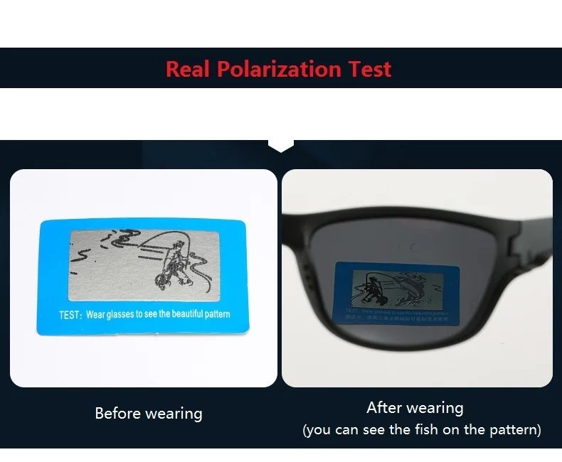 Men's Polarized Fishing Sunglasses With Glasses Chain For Men Women Driving Hiking Sun Glasses Fishing Eyewear