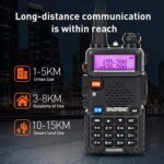 Baofeng UV-5R USB Lange Afstand Dual Band Ham Amateur Met Vhf Uhf Fm CB 128CH 2200mAh portable Handheld long range Two Way Radio - Image 2