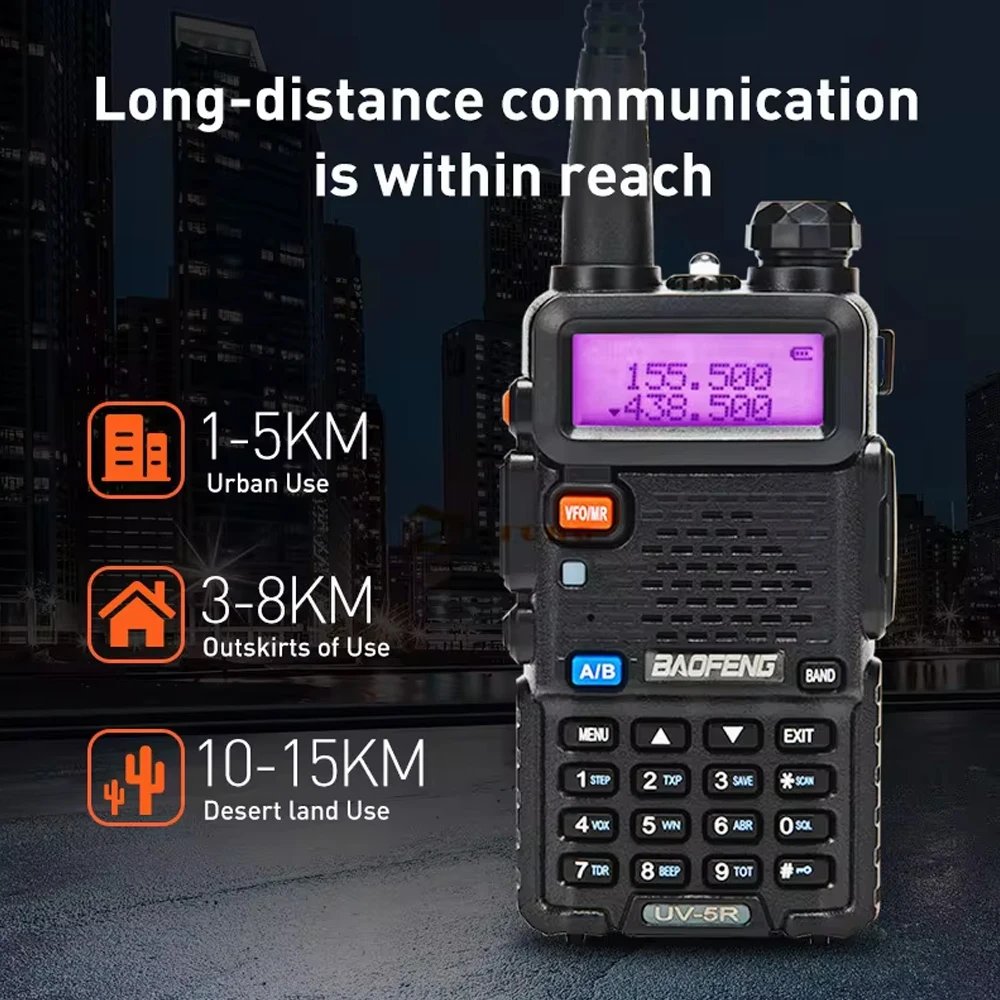 Baofeng UV-5R USB Lange Afstand Dual Band Ham Amateur Met Vhf Uhf Fm CB 128CH 2200mAh portable Handheld long range Two Way Radio Baofeng UV-5R USB Lange Afstand Dual Band Ham Amateur Met Vhf Uhf Fm CB 128CH 2200mAh portable Handheld long range Two Way Radio