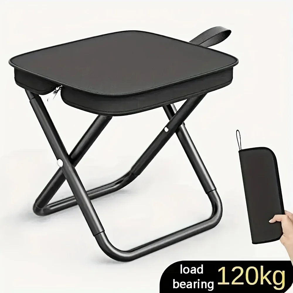 13224-sd4nxk.jpg Portable multifunctional outdoor picnic camping folding chair, ultra light fishing stool, travel stool, fishing accessories - Image 1