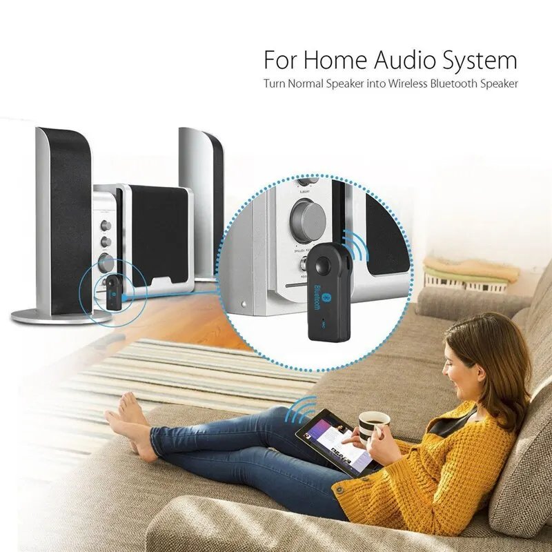 Aux Car Bluetooth 5.0 Receiver 3.5mm 3.5 AUX Jack Stereo Music Audio Car Transmitter Speaker Amplifier Wireless Adapter with Mic Aux Car Bluetooth 5.0 Receiver 3.5mm 3.5 AUX Jack Stereo Music Audio Car Transmitter Speaker Amplifier Wireless Adapter with Mic