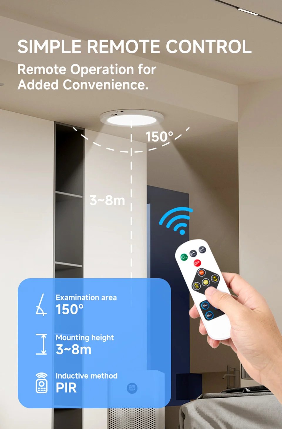 Motion Sensor Ceiling Light USB Type-C Rechargeable Magnetic Lamp Wireless Wall Lamp Remote LED Night Light For Kitchen Coatroom Motion Sensor Ceiling Light USB Type-C Rechargeable Magnetic Lamp Wireless Wall Lamp Remote LED Night Light For Kitchen Coatroom