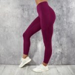 Yoga Fitness Women Leggings High Waist Tights with Pocket Gym Workout Running Stretchy Sexy Butt Liftting Casual Skinny Pants - Image 4