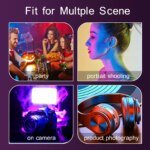 RGB LED Camera Light Full Color Output Video Lamp Kit Dimmable 2500K-8500K Bi-Color Panel Light CRI 95+ - Image 5