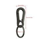 Unisex Key Chain Stainless Steel Gourd Buckle Carabiner Keychain Waist Belt Clip Keyring Anti-lost Ring Buckle Car Decor Gifts - Image 6