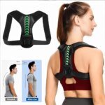 Rocklon Adjustable Posture Corrector for Men & Women, Comfortable Back Support Brace – Invisible Wearable for Office, Gym, Outdoor Activ