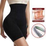 Women's High Waist Flat Angle Shaper Pants Postpartum Buttocks Lifting Body Shaping Pants Slim Shorts Waist Trainer - Image 2