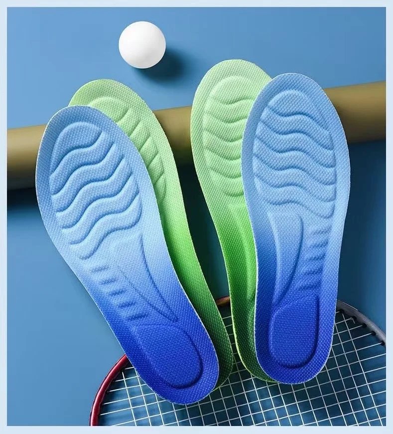 Rocklon 4D Cloud Technology Sports Insoles for Shoes PU Sole Soft Breathable Shock Absorption Cushion Running Orthopedic Care Insoles