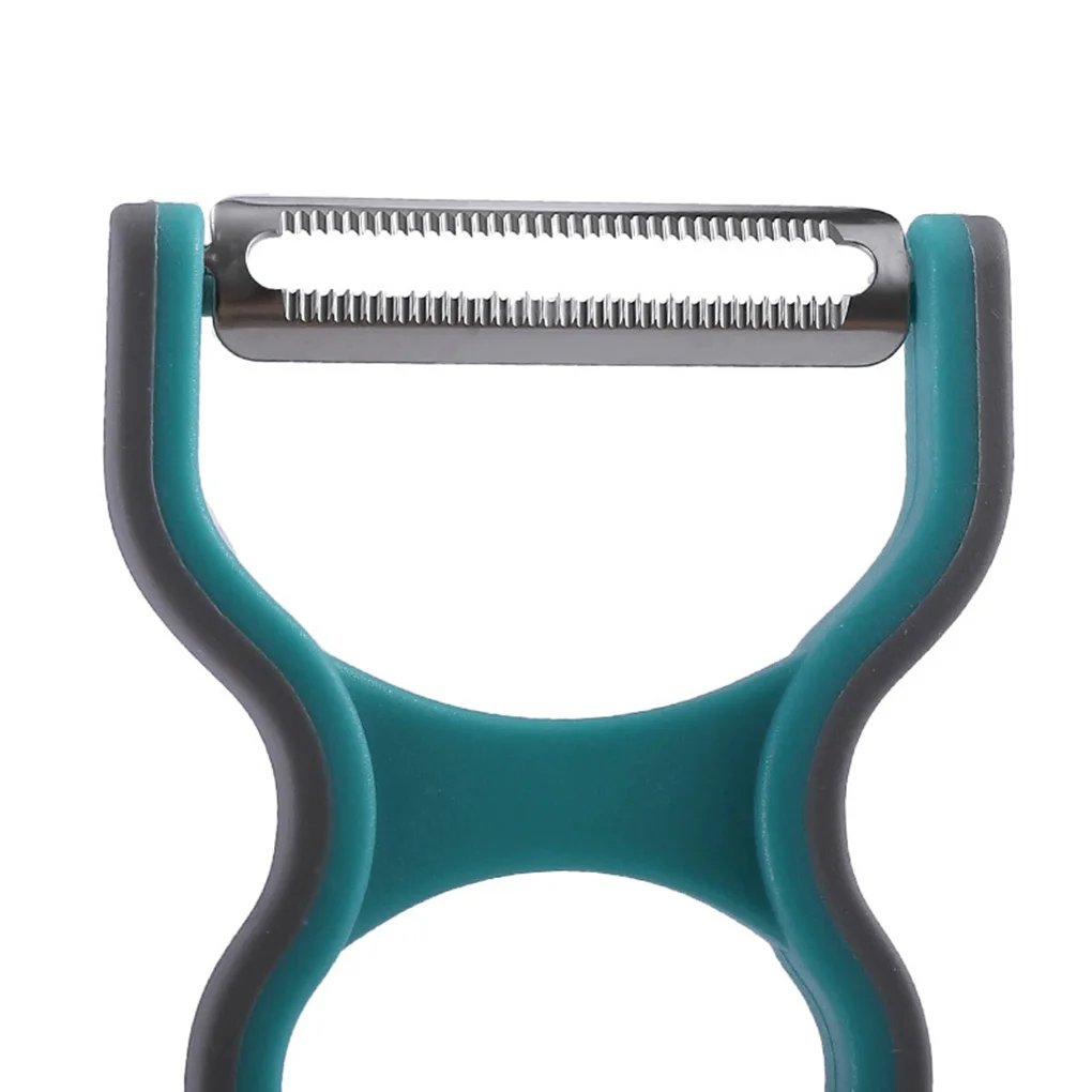 Rocklon 3Pcs Stainless Steel Multi-function Potato Peeler Fruit Vegetable Chopper Mini Spud Slicer Grater Set Random Color Kitchen Tools