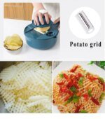 Rocklon 9 in 1 Vegetable Cutter Multi-Functional Potatoes Manually Cut Shred Slicer Grater Kitchenware Acceesories Tools - Image 6