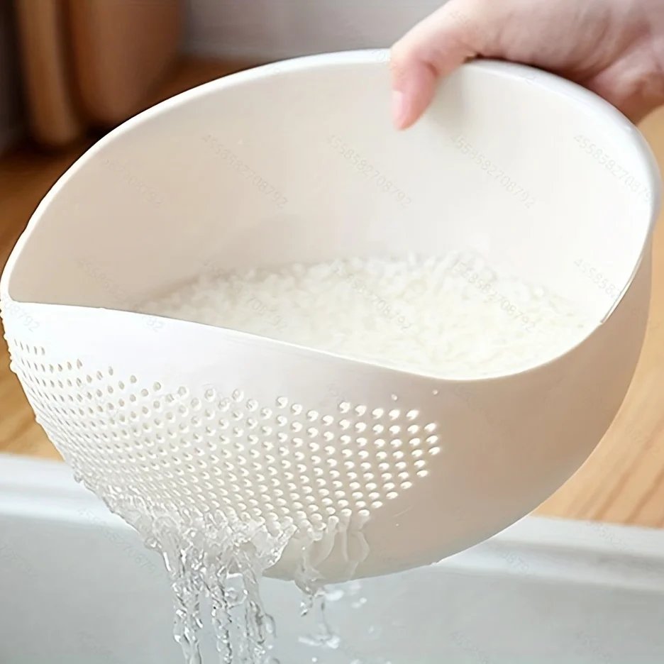Rocklon 1 Piece of Rice Drainage Basket Rice Filter Fruit and Vegetable Drainage Sieve Kitchen Supplies Small Tools Multi-purpose