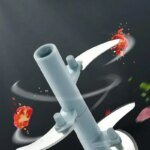 Rocklon Kitchen Householde Manual Garlic Press Multi-function Grinding Chopper Food Vegetables Cutter Meat Kitchen Gadgets Masher Tool - Image 4