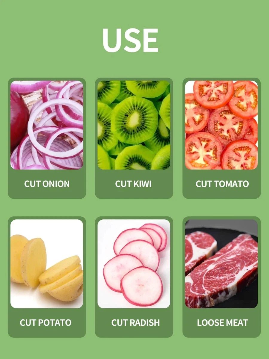 Rocklon Effortlessly Slice Onions with this 1pc Colorful Onion Slicer Kitchen stainless steel potato chip onion holder