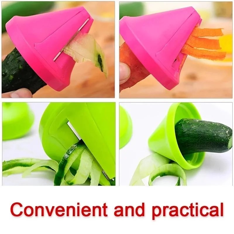 Rocklon Kitchen Rotating ShredderSpiral Peeler Manual Vegetable Slicer Fruit Potato Radish Grater Kitchen Gadgets Kitchen Accessories