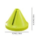 Rocklon Kitchen Rotating ShredderSpiral Peeler Manual Vegetable Slicer Fruit Potato Radish Grater Kitchen Gadgets Kitchen Accessories - Image 3