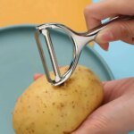 Rocklon 1PC Stainless Steel Vegetable Peeler Potato Peeler Multi-function Carrot Grater Fruit Tools Kitchen Accessories Cuisine Pelador - Image 2