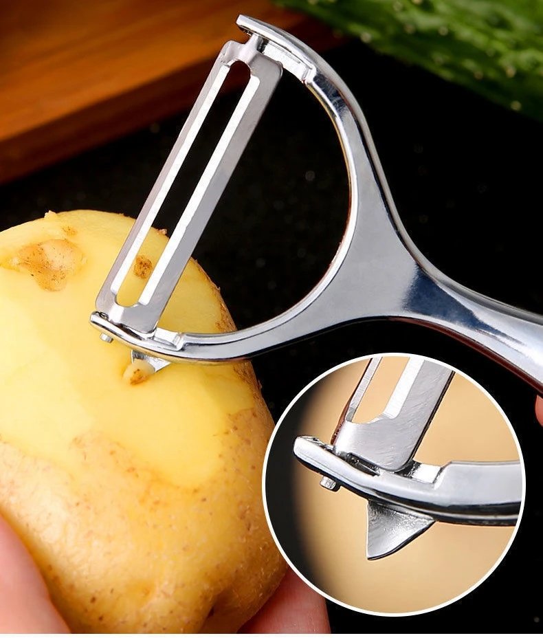 Rocklon 1PC Stainless Steel Vegetable Peeler Potato Peeler Multi-function Carrot Grater Fruit Tools Kitchen Accessories Cuisine Pelador