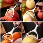 Rocklon 1PC Stainless Steel Vegetable Peeler Potato Peeler Multi-function Carrot Grater Fruit Tools Kitchen Accessories Cuisine Pelador - Image 5