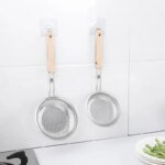 Rocklon Stainless Steel Fine Mesh Skimmer Spoon for Noodles Spaghetti Colander - Image 5