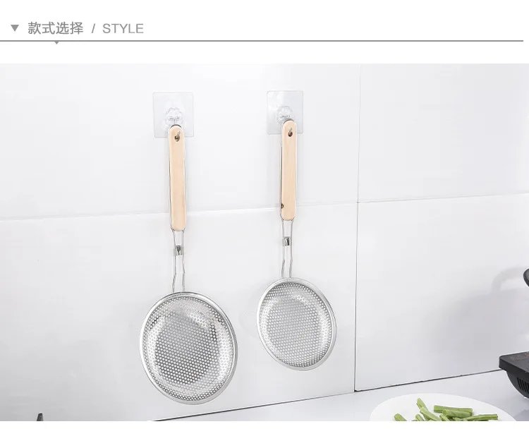 Rocklon Stainless Steel Fine Mesh Skimmer Spoon for Noodles Spaghetti Colander