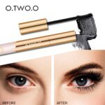 Rocklon O.TWO.O 3D Mascara Lengthening Black Lash Eyelash Extension Eye Lashes Brush Beauty Makeup Long-wearing Gold Color Mascara - Image 6